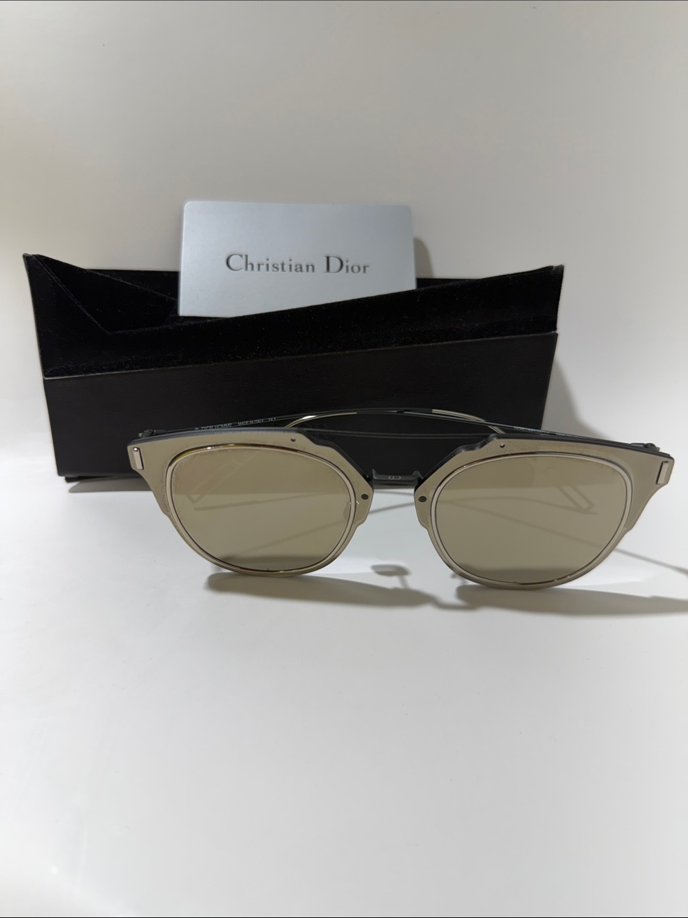 Dior Rimless Men's Glasses in Black and Silver - Picture 6 of 6
